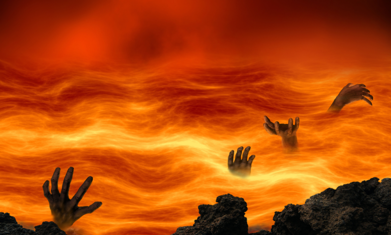 أحوال الكافر يوم القيامة